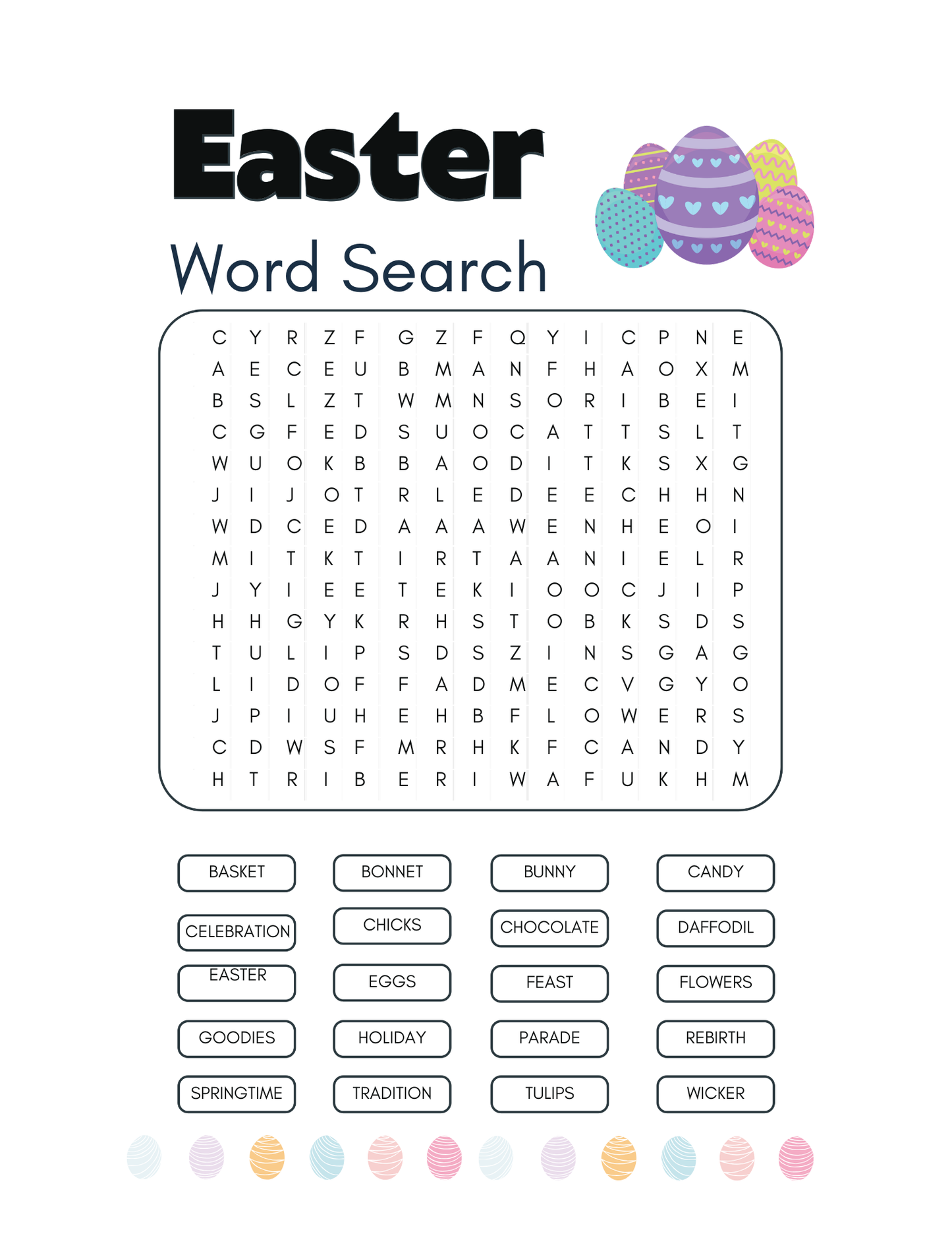 Easter Activity Kids + Easter Coloring Book