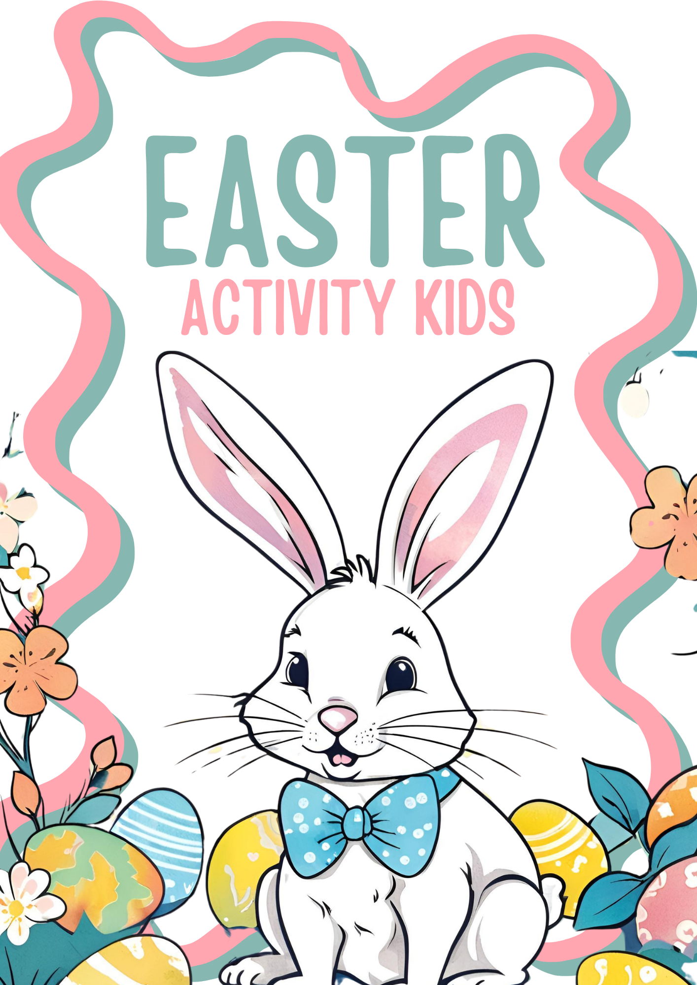 Easter Activity Kids + Easter Coloring Book