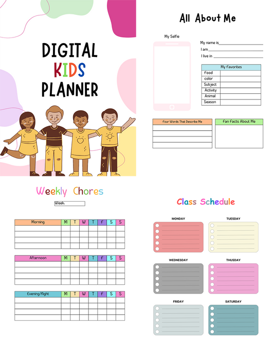 Digital Planner For Kids